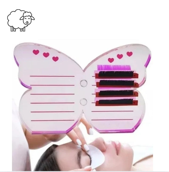 Placa De Suporte Para Cílios E Pinça Extensão De Cílios - Borboleta New Arrivals