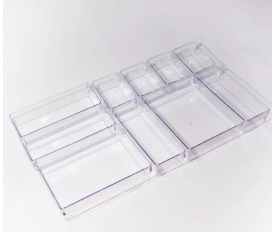 Kit Organizadores Acrílico Cristal