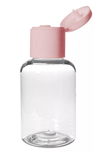 Frasco De Plástico De 30 Ml Para Álcool Gel Flip Top (20 Un)