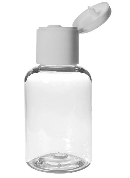 Frasco De Plástico De 30 Ml Para Álcool Gel Flip Top (20 Un)