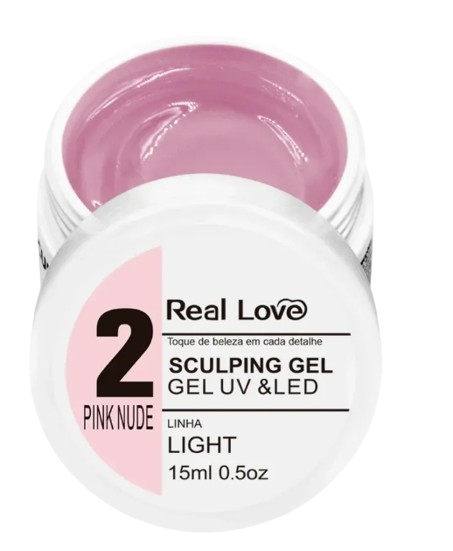 Gel Real Love Linha Light Sculping 15ml ESCOLHA A COR