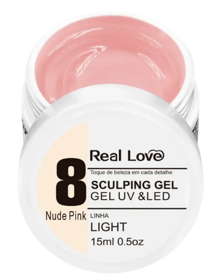 Gel Real Love Linha Light Sculping 15ml ESCOLHA A COR
