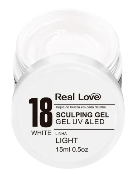 Gel Real Love Linha Light Sculping 15ml ESCOLHA A COR