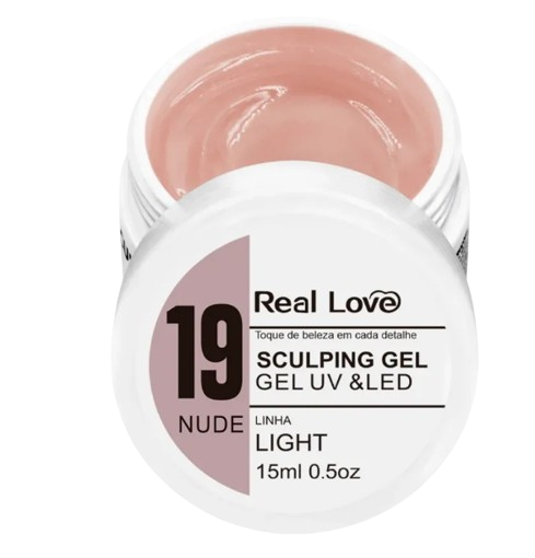 Gel Real Love Linha Light Sculping 15ml ESCOLHA A COR