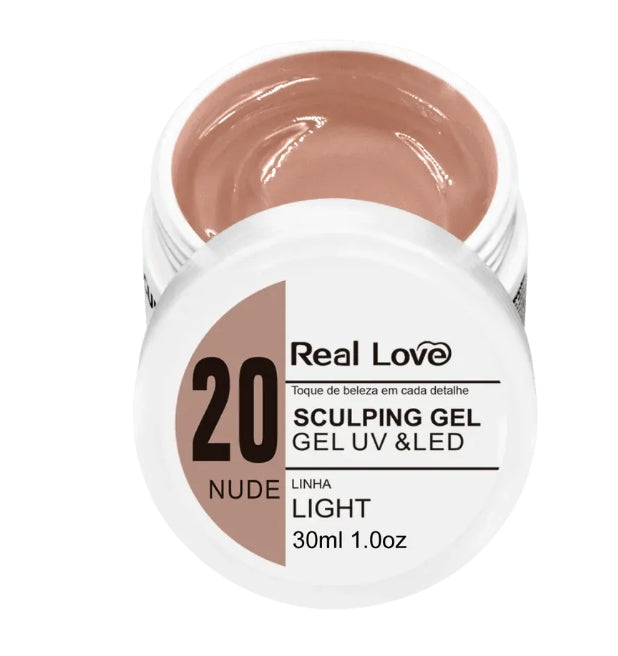Gel Real Love Linha Light Sculping 30ml