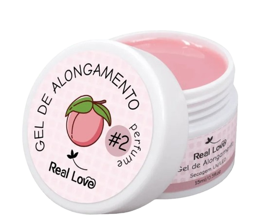 Gel Linha Light Aromatizado Cheirinho PESSÊGO 15ml - Real Love