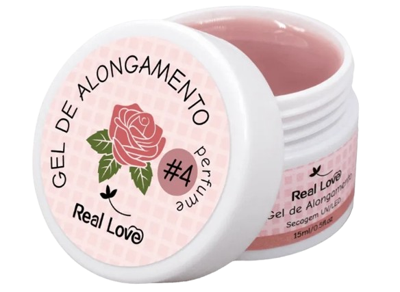Gel Linha Light Aromatizado Cheirinho ROSA VERMELHA 15ml - Real Love