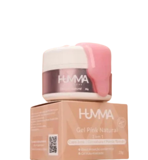 Humma Gel Para Alongamento 3 Em 1 28G #PINK
