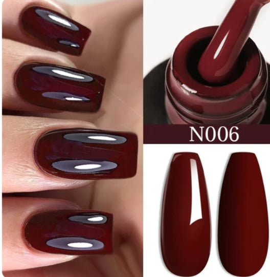Esmalte Gel XEIJAYI, Cor Preta, UV/LED, ESCOLHA A COR