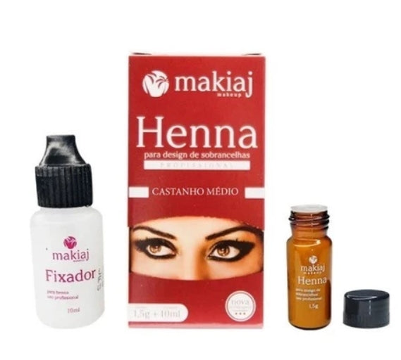 Henna Para Desing De Sobrancelhas Makiaj