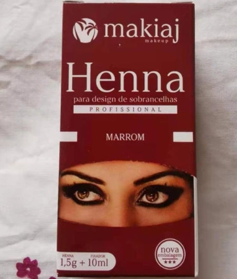Henna Para Desing De Sobrancelhas Makiaj