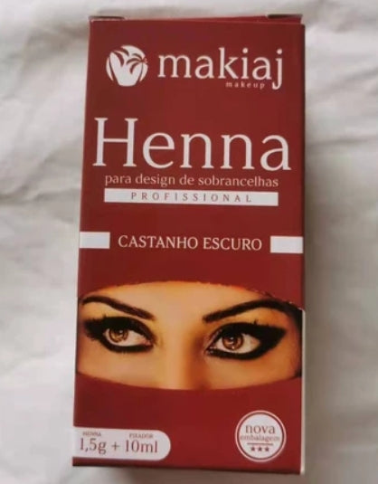 Henna Para Desing De Sobrancelhas Makiaj