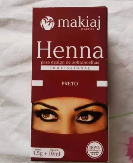 Henna Para Desing De Sobrancelhas Makiaj