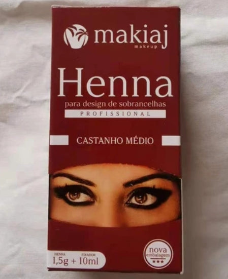 Henna Para Desing De Sobrancelhas Makiaj