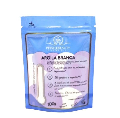 Argilas 100g PhálleBeauty para uma pele equilibrada e livre de impurezas