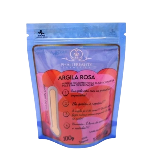 Argilas 100g PhálleBeauty para uma pele equilibrada e livre de impurezas