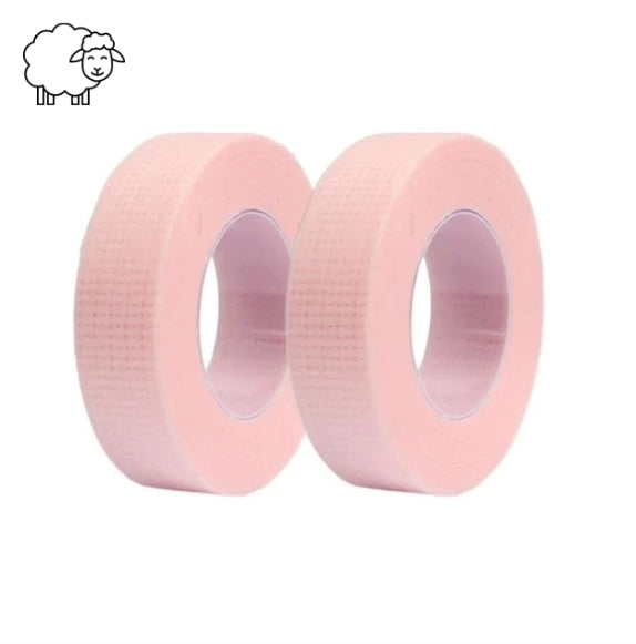 2 Fitas Antialérgicas Transpore Rosa Along. De Cílios.