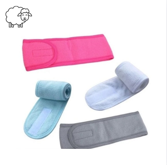 Faixa Protetora Com Velcro para Maquiagem Skin Care Designer de Sobrancelhas