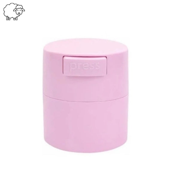 Pote Hermético Rosa Para Armazenar Cola De Extensão Cílios