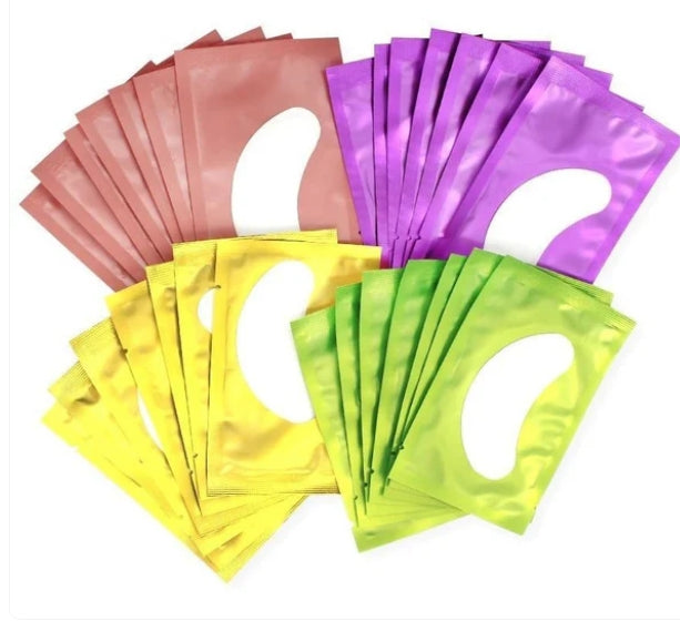 50 uni de Protetores de Pálpebras Pads Gel Para Alongamento de Cílios