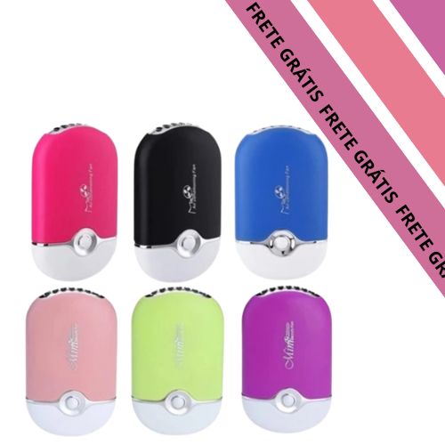 Mini Ventilador Usb De Ar Condicionado cores sortidas