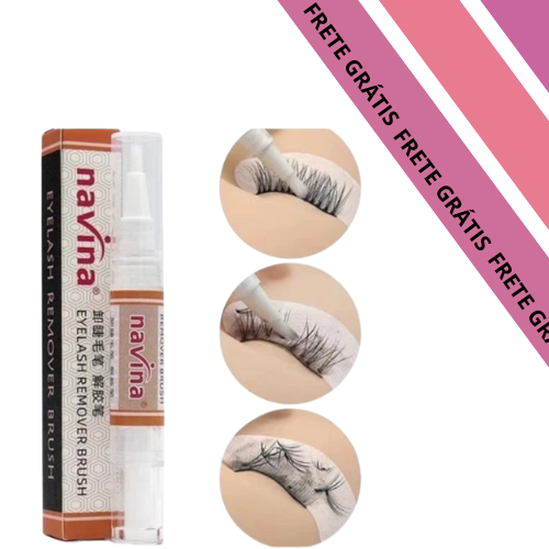 Caneta Gel Removedor De Cola Para Cílios Navina 10g