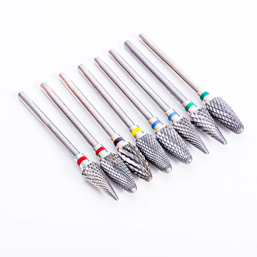 Broca de Unha de Tungstênio, Broca Elétrica de Diamante para Manicure, Brocas para Cortador de Unhas, Limas de Unhas, Polidor, Equipamento e Acessório para Arte em Unhas