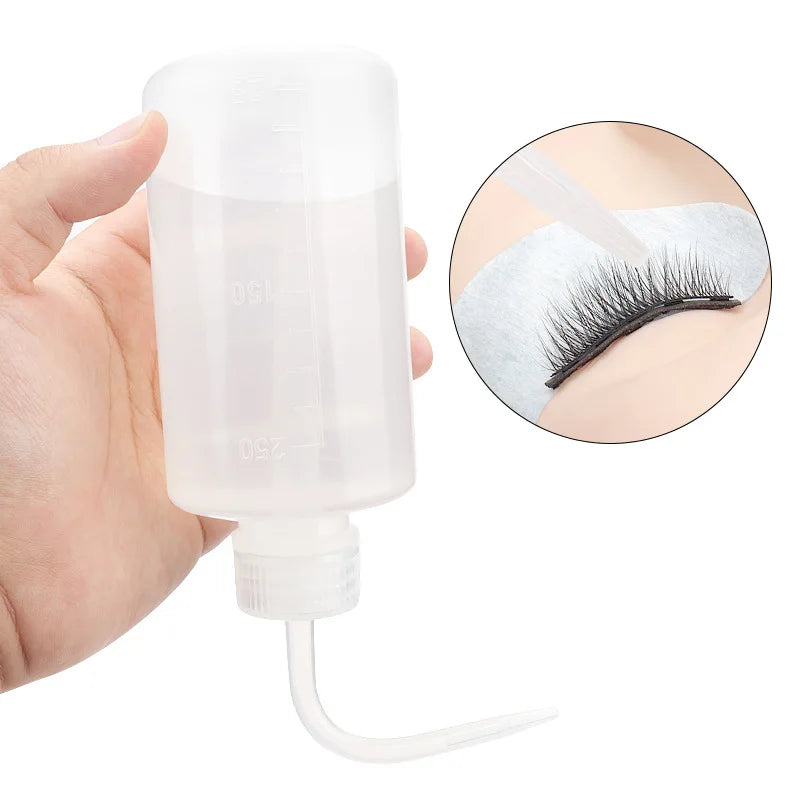 Frasco de limpeza para extensões de cílios,