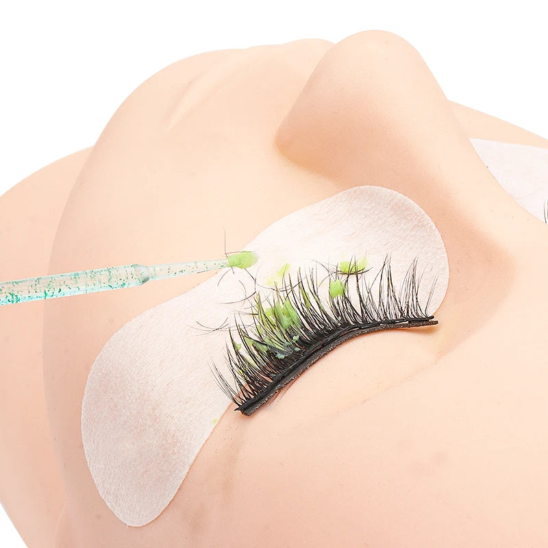 Kit de Ferramentas para Maquiagem de Cílios: Escova, Fita, Anel de Cola, Pad de Gel para Olhos, Patch Descartável, Aplicador de Máscara, Suprimentos para Extensão de Cílios