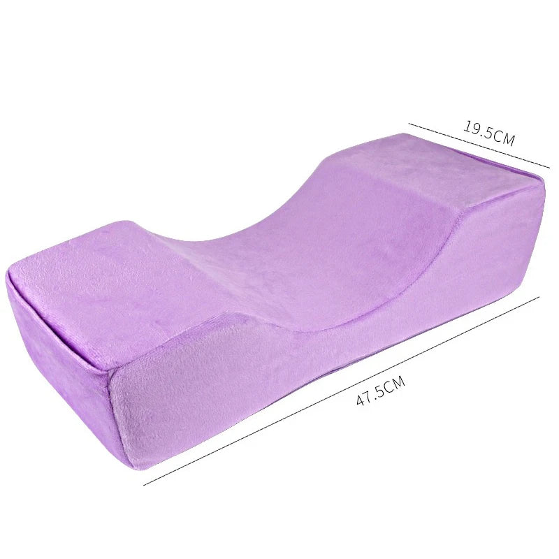 Almofada Profissional para Cílios Apoio para Pescoço, Almofada Macia para Aplicação de Extensões de Cílios, Espuma de Memória, Almofada para Maquiagem em Salão