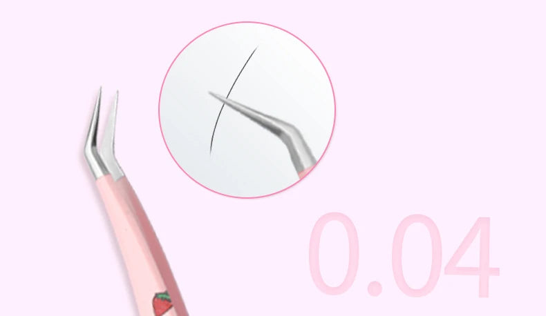 6 Tipos de Pinças para Cílios Postiços, Aço Inoxidável Antiestático, Pinça Curvada para Extensão de Cílios 3D, Ferramentas de Maquiagem