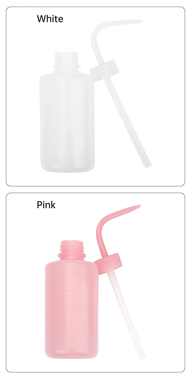 Frasco de limpeza para extensões de cílios,