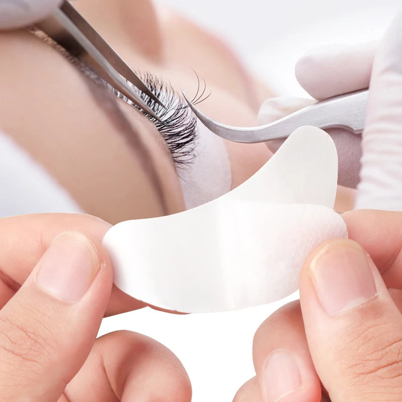 Kit de Ferramentas para Maquiagem de Cílios: Escova, Fita, Anel de Cola, Pad de Gel para Olhos, Patch Descartável, Aplicador de Máscara, Suprimentos para Extensão de Cílios