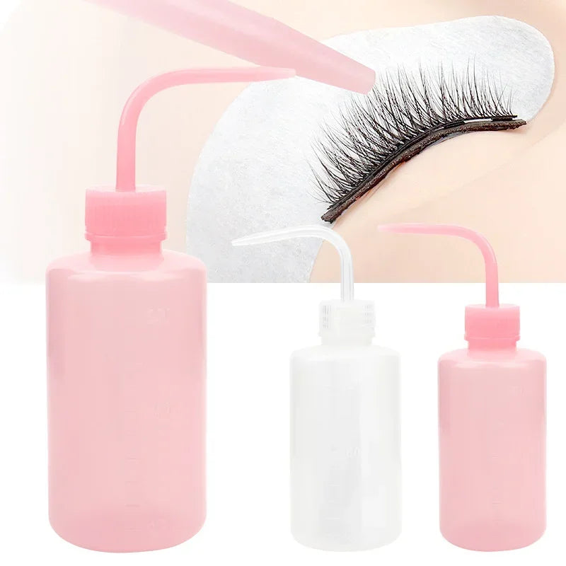 Frasco de limpeza para extensões de cílios,