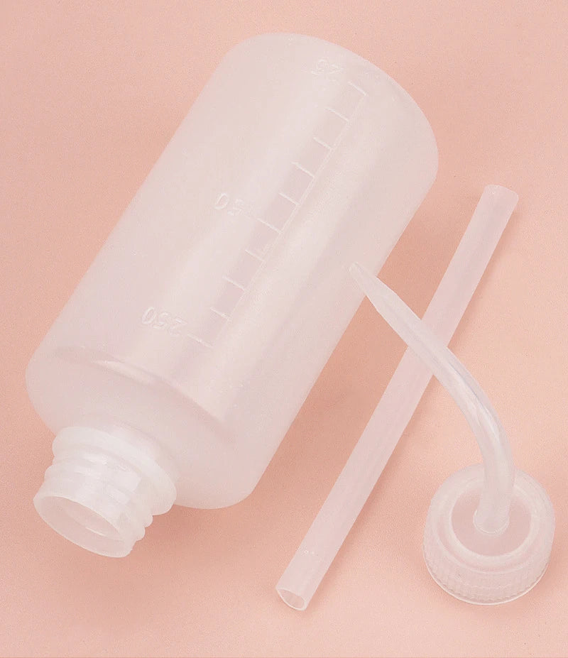 Frasco de limpeza para extensões de cílios,