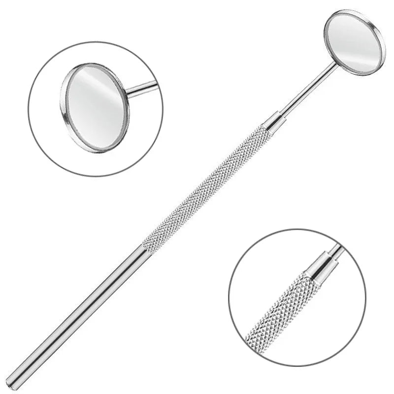 Espelho de Precisão para Extensão de Cílios em Material de Aço Inoxidável.