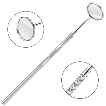Espelho de Precisão para Extensão de Cílios em Material de Aço Inoxidável.