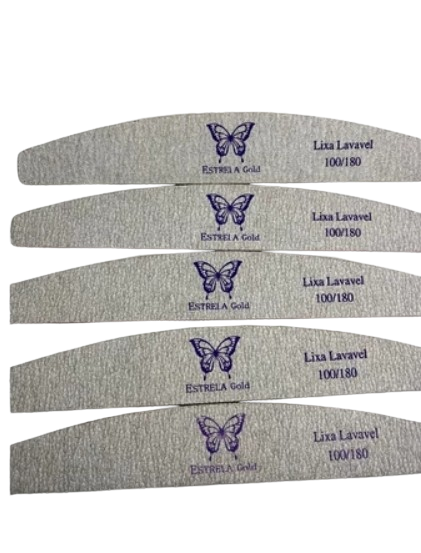 Lixa Bumerangue Meia Lua Op Fan Kit 5 uni
