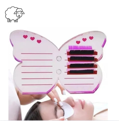 Placa De Suporte Para Cílios E Pinça Extensão De Cílios - Borboleta New Arrivals