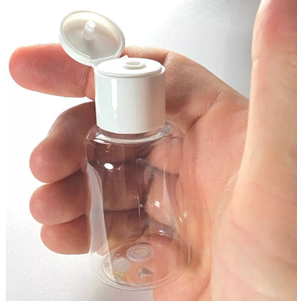 Frasco De Plástico De 30 Ml Para Álcool Gel Flip Top (20 Un)