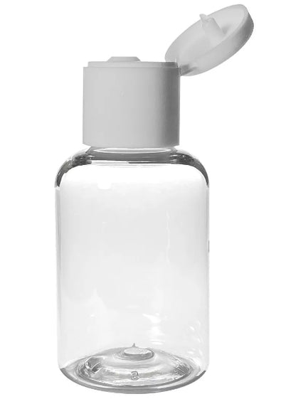 Frasco De Plástico De 30 Ml Para Álcool Gel Flip Top (20 Un)