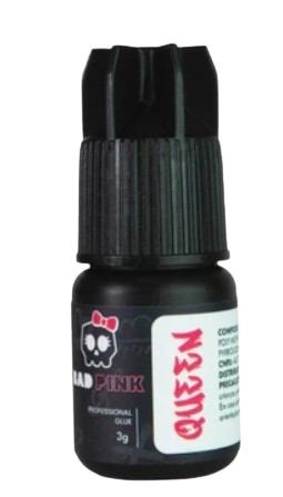 Cola Adesivo BAD PINK - QUEEN para Extensão de Cílios