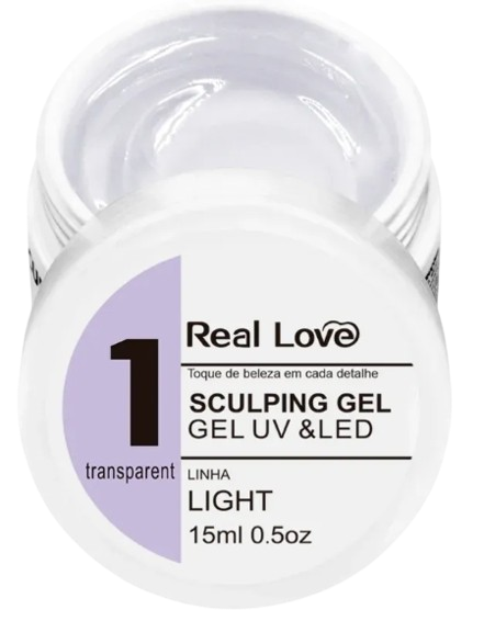 Gel Real Love Linha Light Sculping 15ml ESCOLHA A COR