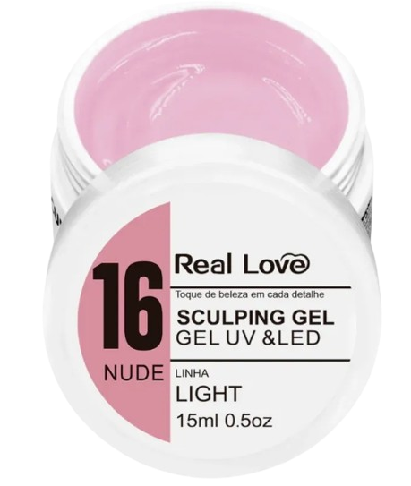 Gel Real Love Linha Light Sculping 15ml ESCOLHA A COR