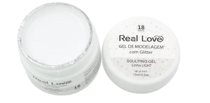 Real Love Gel com Glitter -15ml