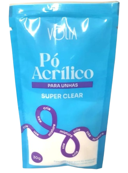 Vòlia - Sachê Pó Acrílico Super Clear - 30g
