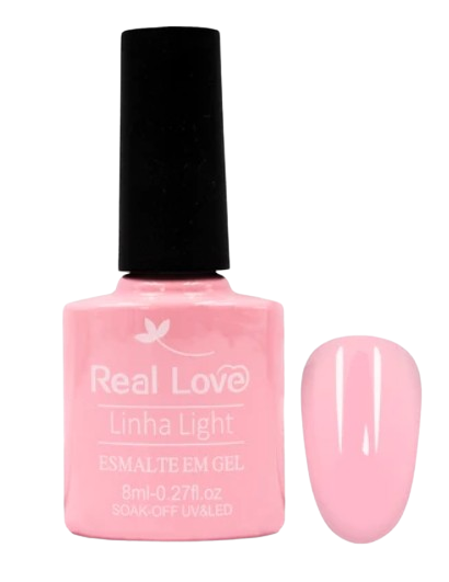 Esmalte Em Gel Uv/led Soak-Off Real Love Linha Light - 8ML
