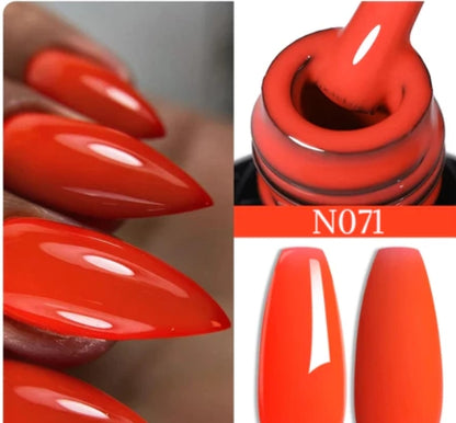 Esmalte Gel XEIJAYI, Cor Preta, UV/LED, ESCOLHA A COR
