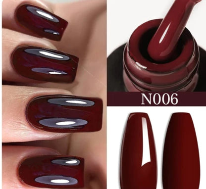 Esmalte Gel XEIJAYI, Cor Preta, UV/LED, ESCOLHA A COR