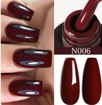 Esmalte Gel XEIJAYI, Cor Preta, UV/LED, ESCOLHA A COR